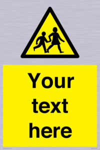 Custom Warning children Sign